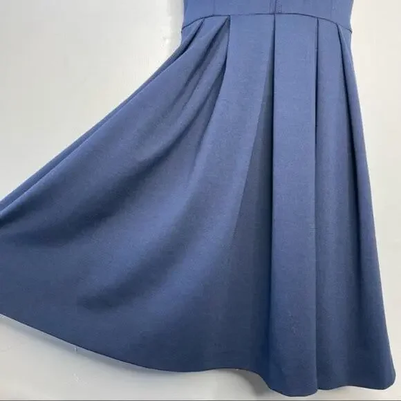 REBECCA TAYLOR Dress Womens Size 2 Fit & Flare Feminine Nautical Party Holiday - Picture 4 of 9